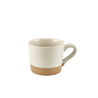 Click for a bigger picture.GenWare Kava White Stoneware Coffee Cup 28.5cl/ 10oz