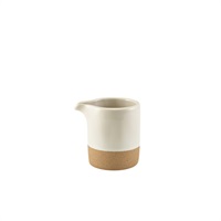 Click for a bigger picture.GenWare Kava White Stoneware Jug 9cl/ 3.2oz