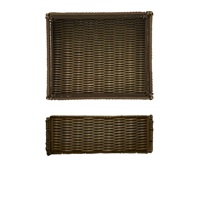 Click for a bigger picture.Foldable Polywicker GN 1/2 Basket 32.5 x 26.5 x 10cm