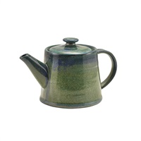 Click for a bigger picture.Terra Porcelain Aqua Green Teapot 50cl/17.6oz